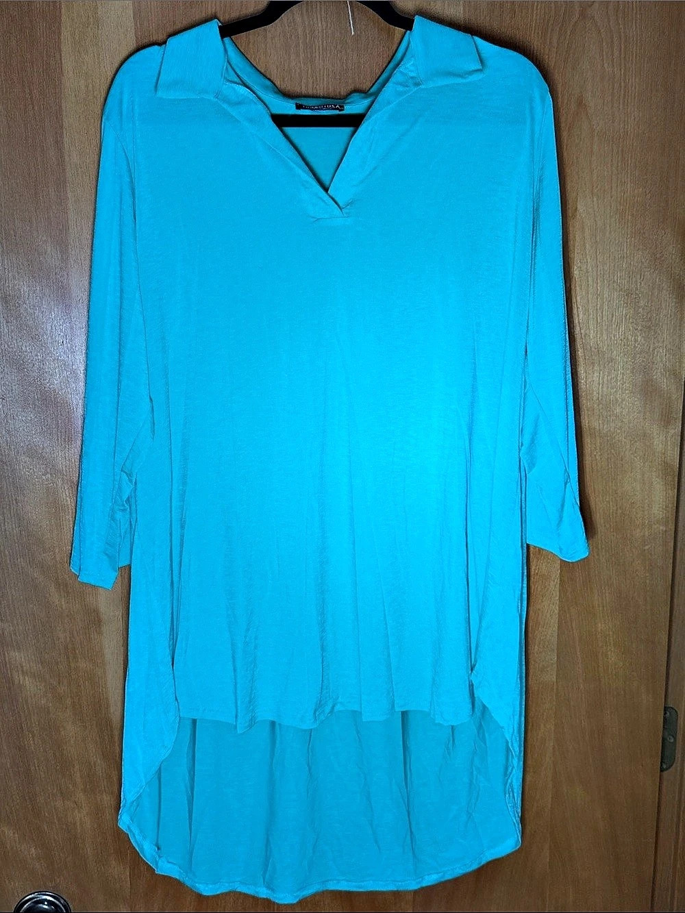 HEIMISH USA Tunic Top in Blue Size 3X nwot